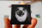 Square photo magnet, 50 × 50 mm